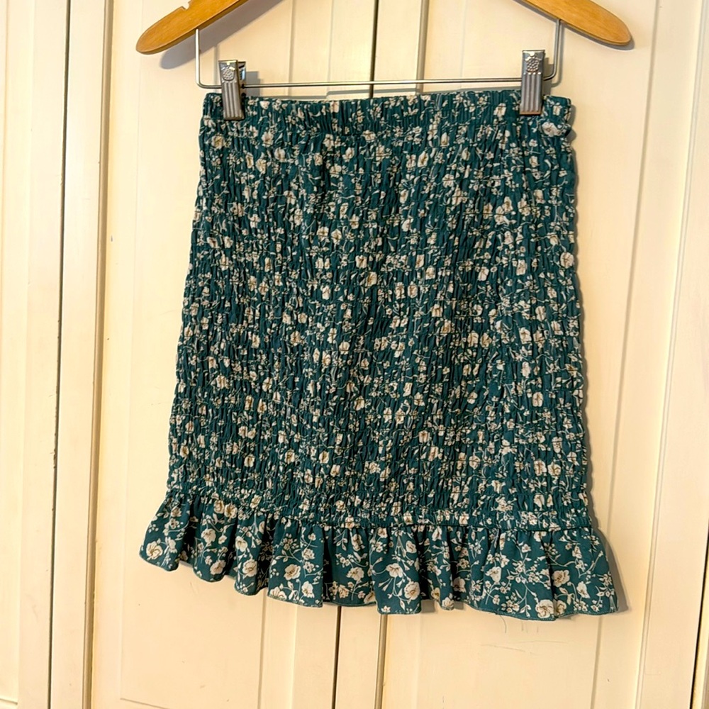 Floral Mini Skirt